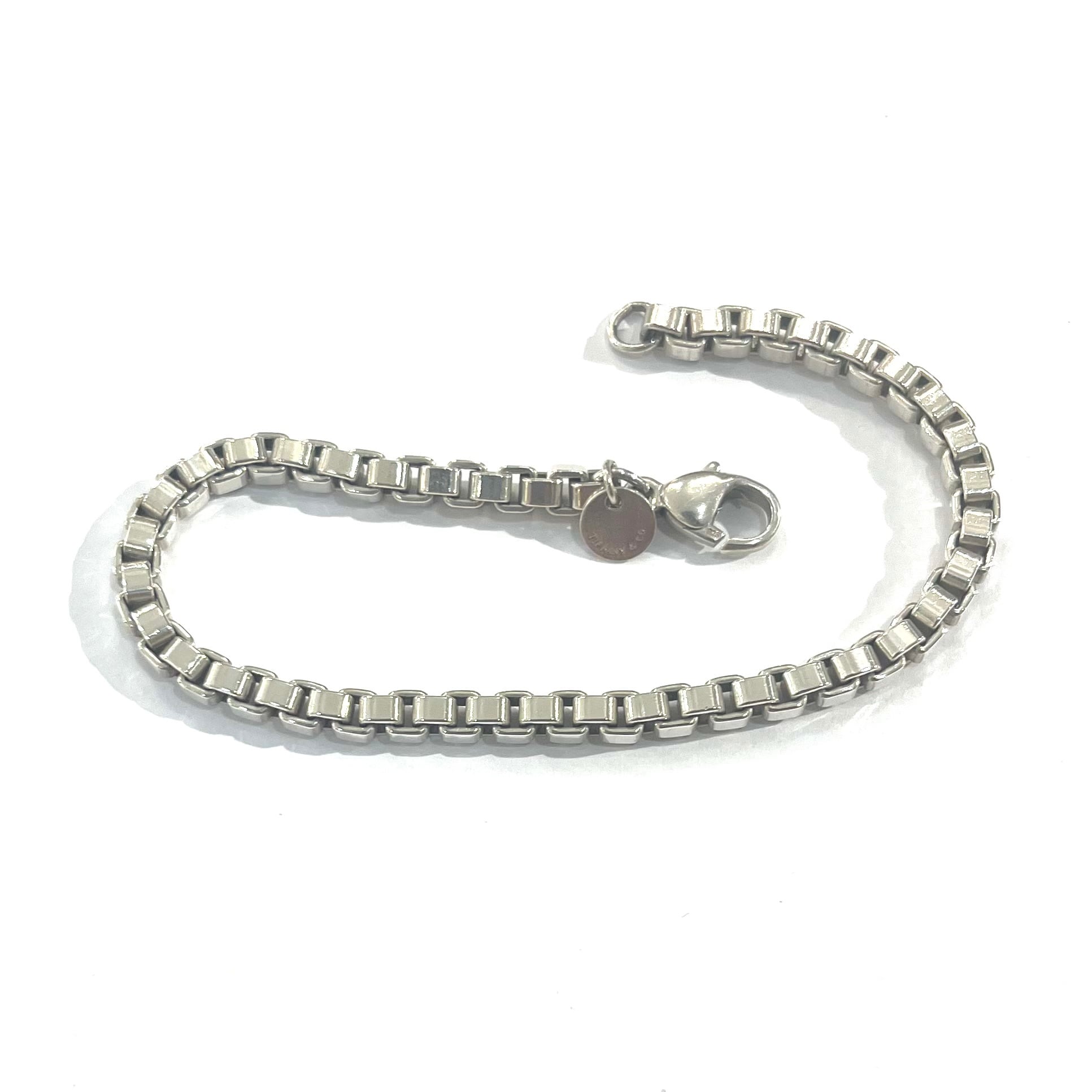 TIFFANY&CO. 】2498 ティファニー名作ベネチアンチェーン ブレスレット