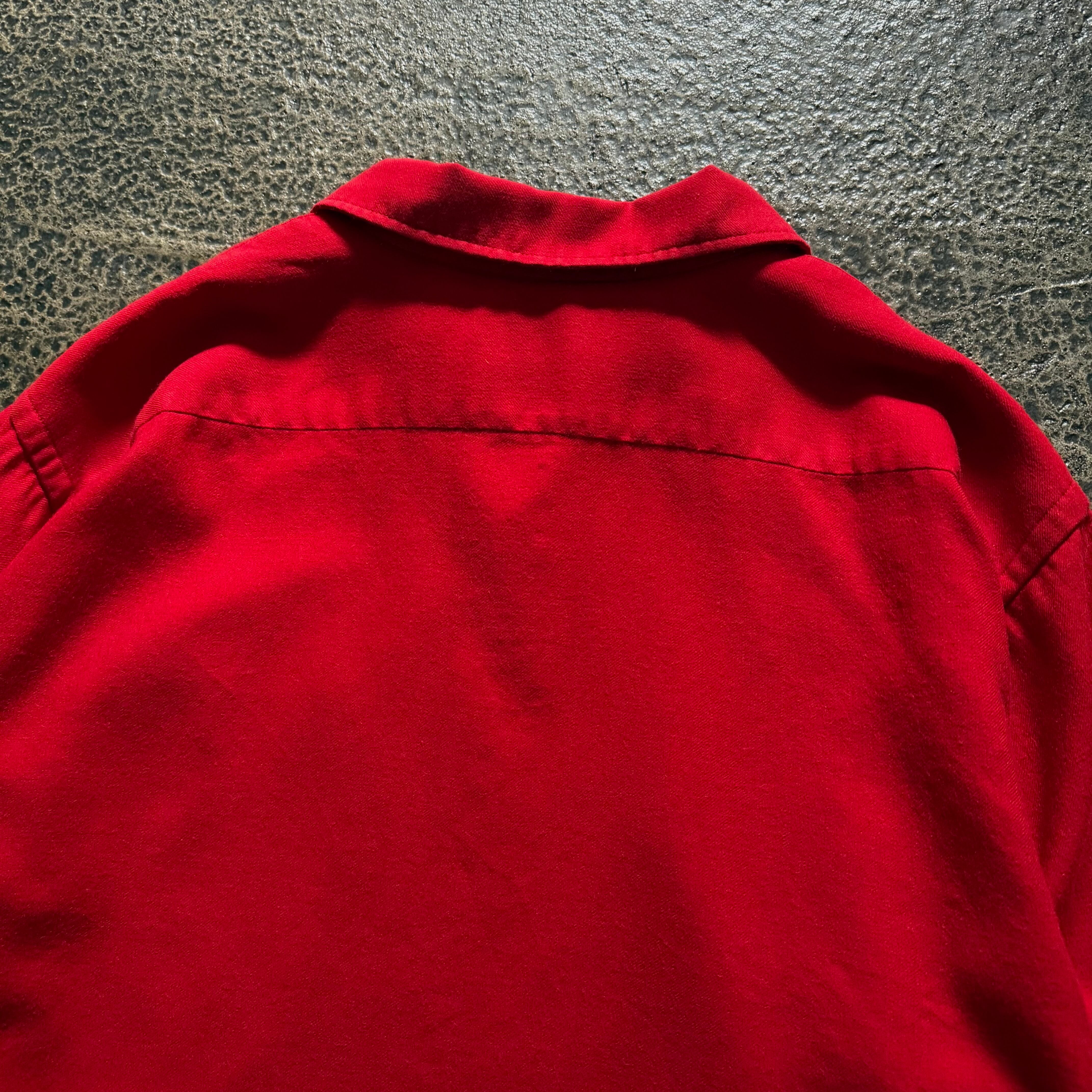 60s ARROW Open collar cotton wool shirt | used & vintage WATARU