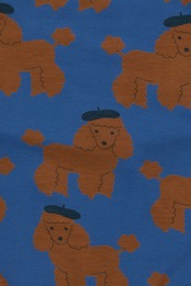 〈 TINY COTTONS 23AW 〉TINY POODLE ONE-PIECE cobalt blue    / ロンパース