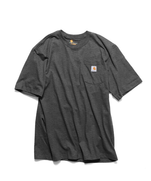 Carhartt (カーハート)  WORK POCKET Tシャツ K87 チャコール