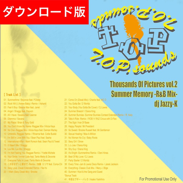 DL版【90s 2000s R&B】Thousands Of Pictures vol.2 - Summer Memory |  T.O.P.sounds Online Store