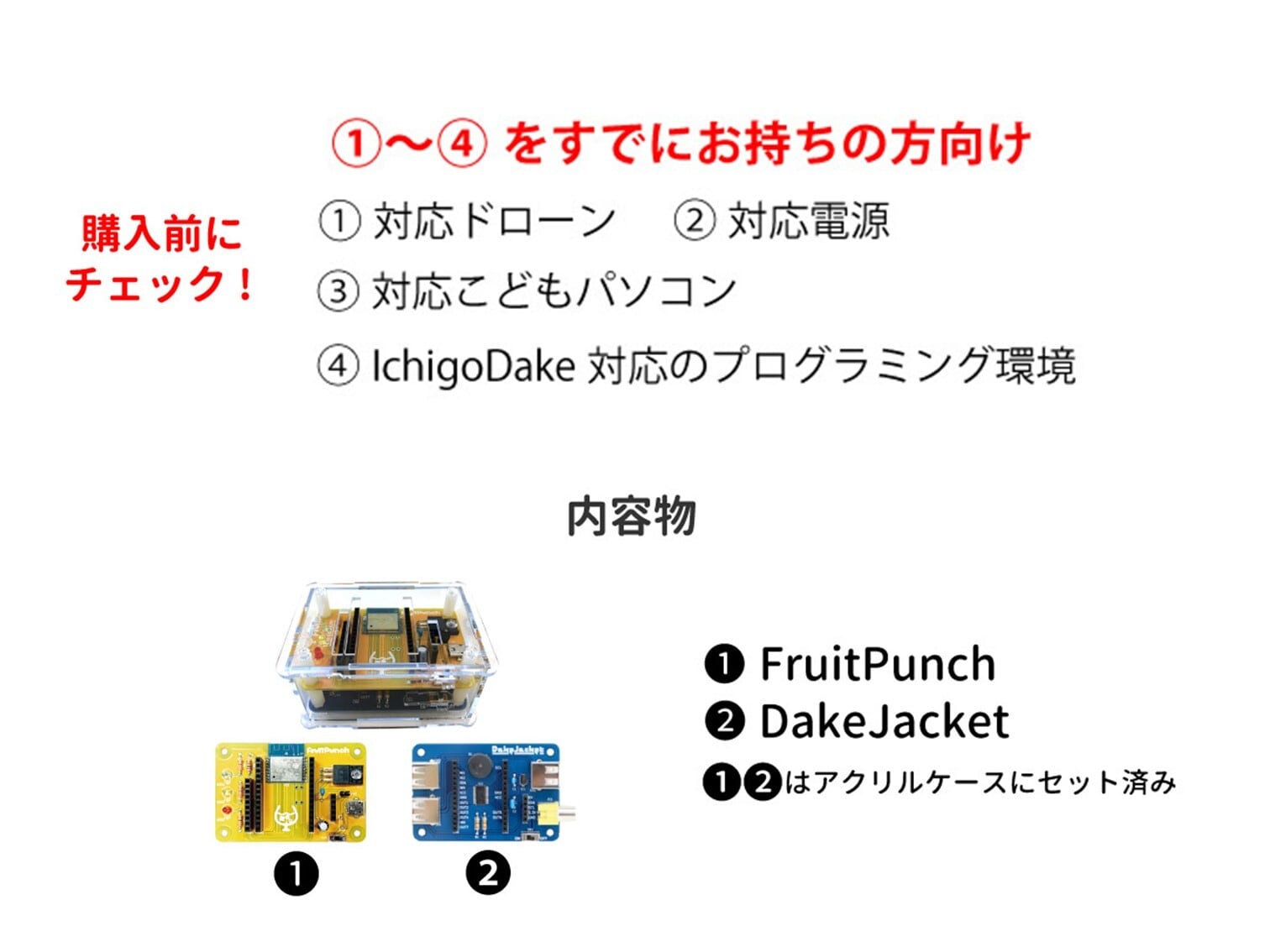 FruitPunch DakeJacket搭載 アクリルケース入りセット