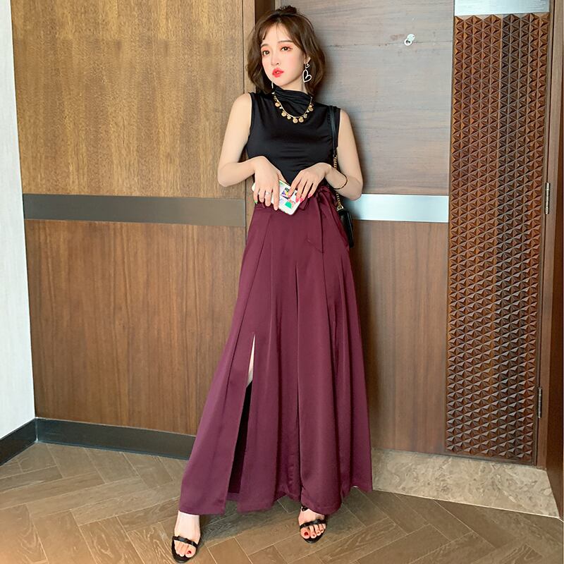 スタイルハイウェストウェストレーススプリングサマー 春物 夏物 レースアップ MIUCO34221637146