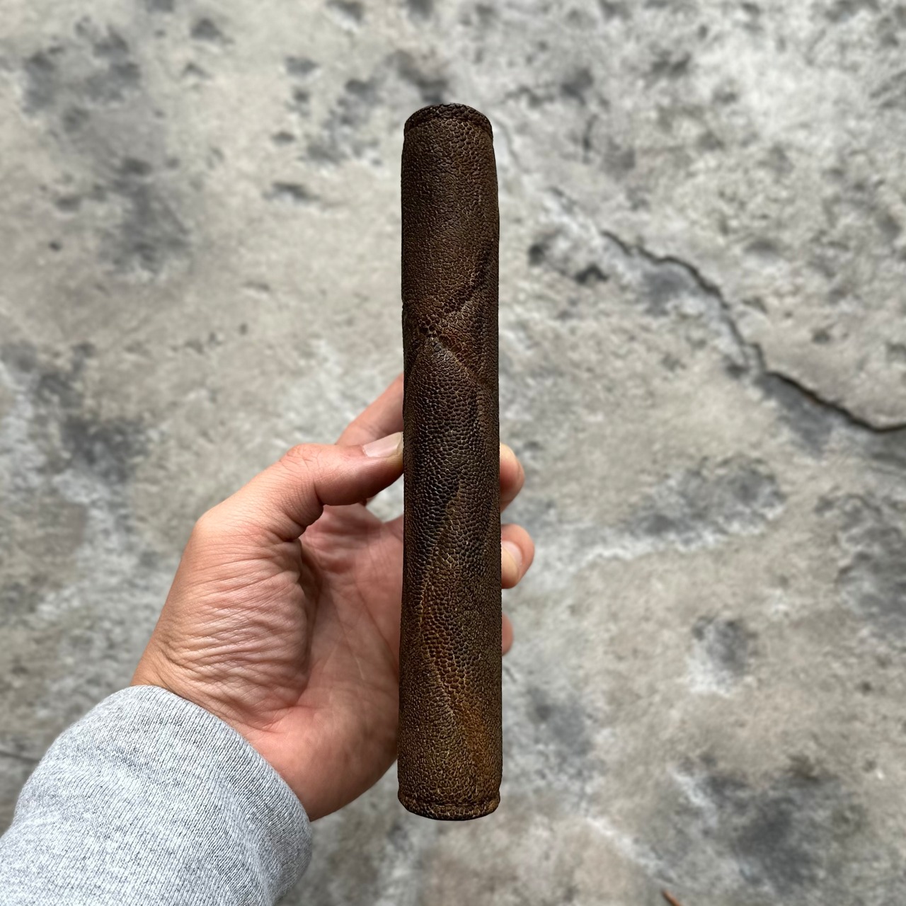 ウォレット ステルス エレファント 【手染めブラウン】