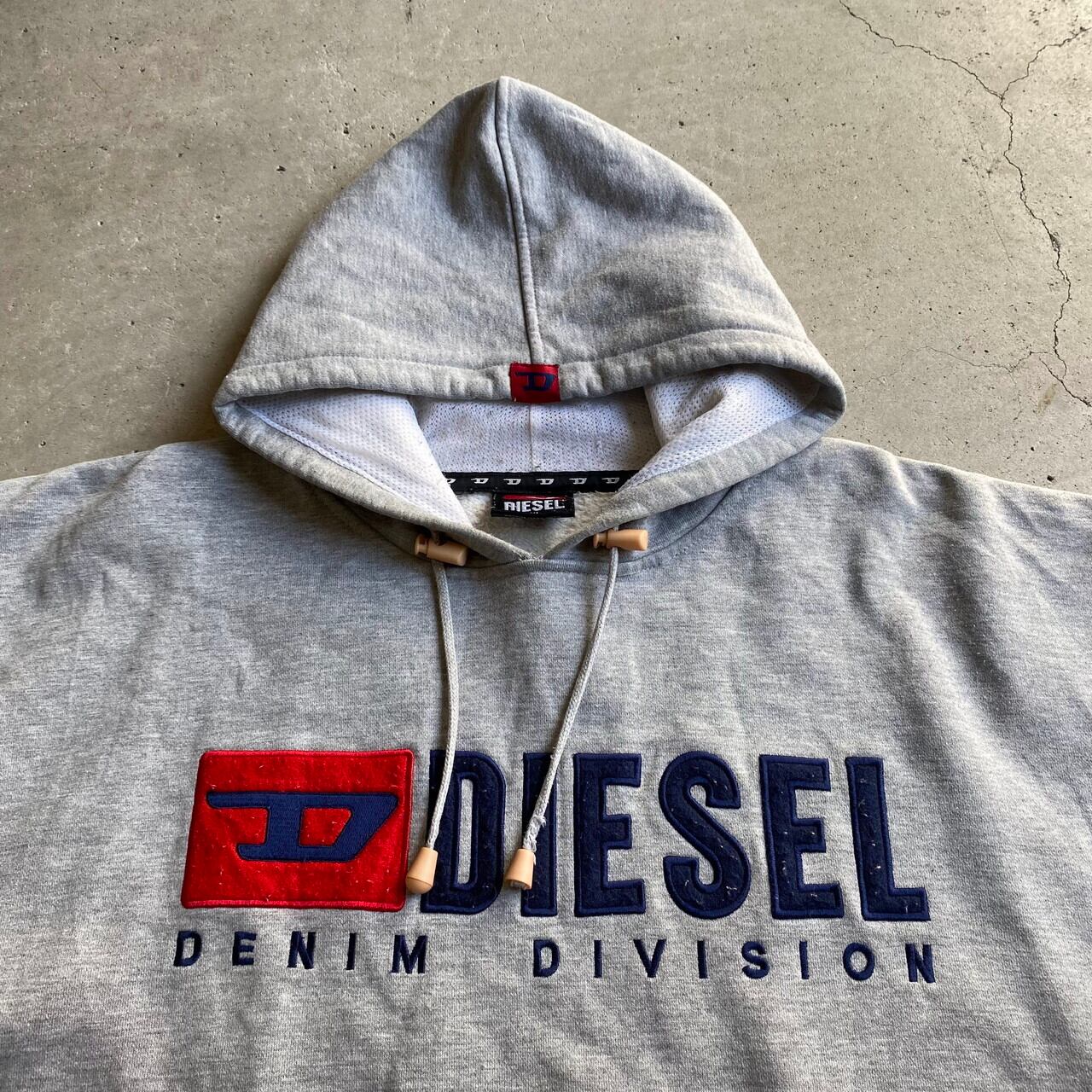 90年代 DIESEL ディーゼル プルオーバー スウェットパーカー メンズXL