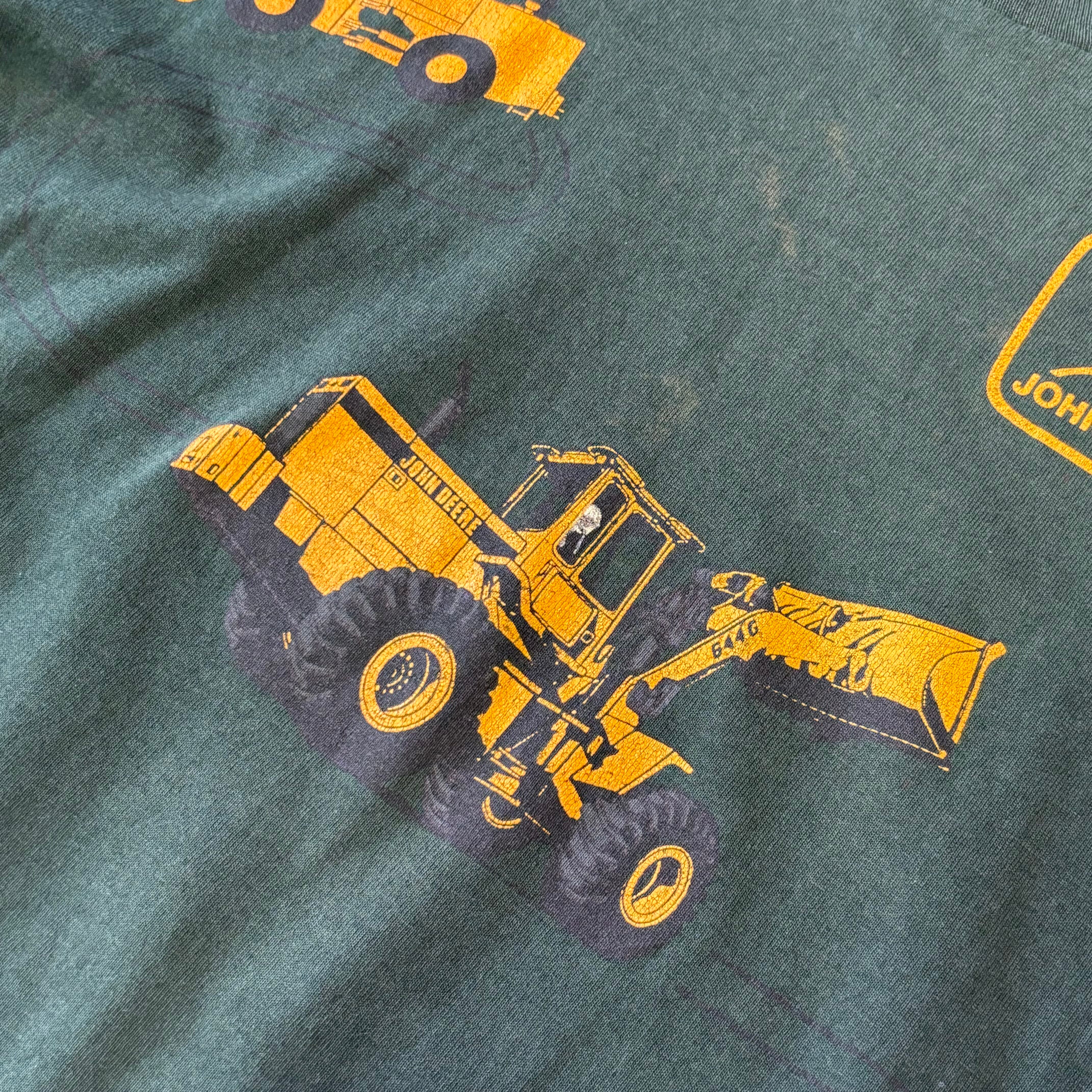 JOHN DEERE ブルドーザー Tシャツ 90年代 古着 アメリカ古着 中野区