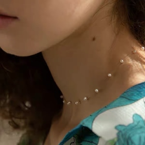 pearls choker<1081>