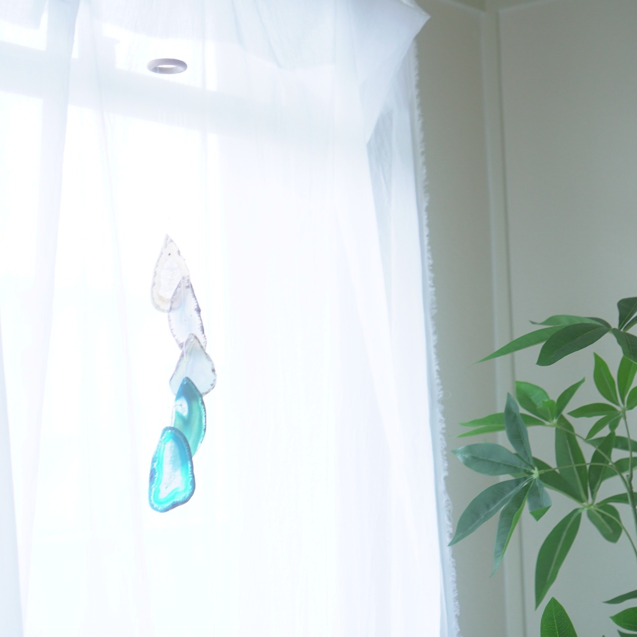 Attersee - アゲートヒーリングチャイム / Agate Sun Catcher Wind Chime 1028