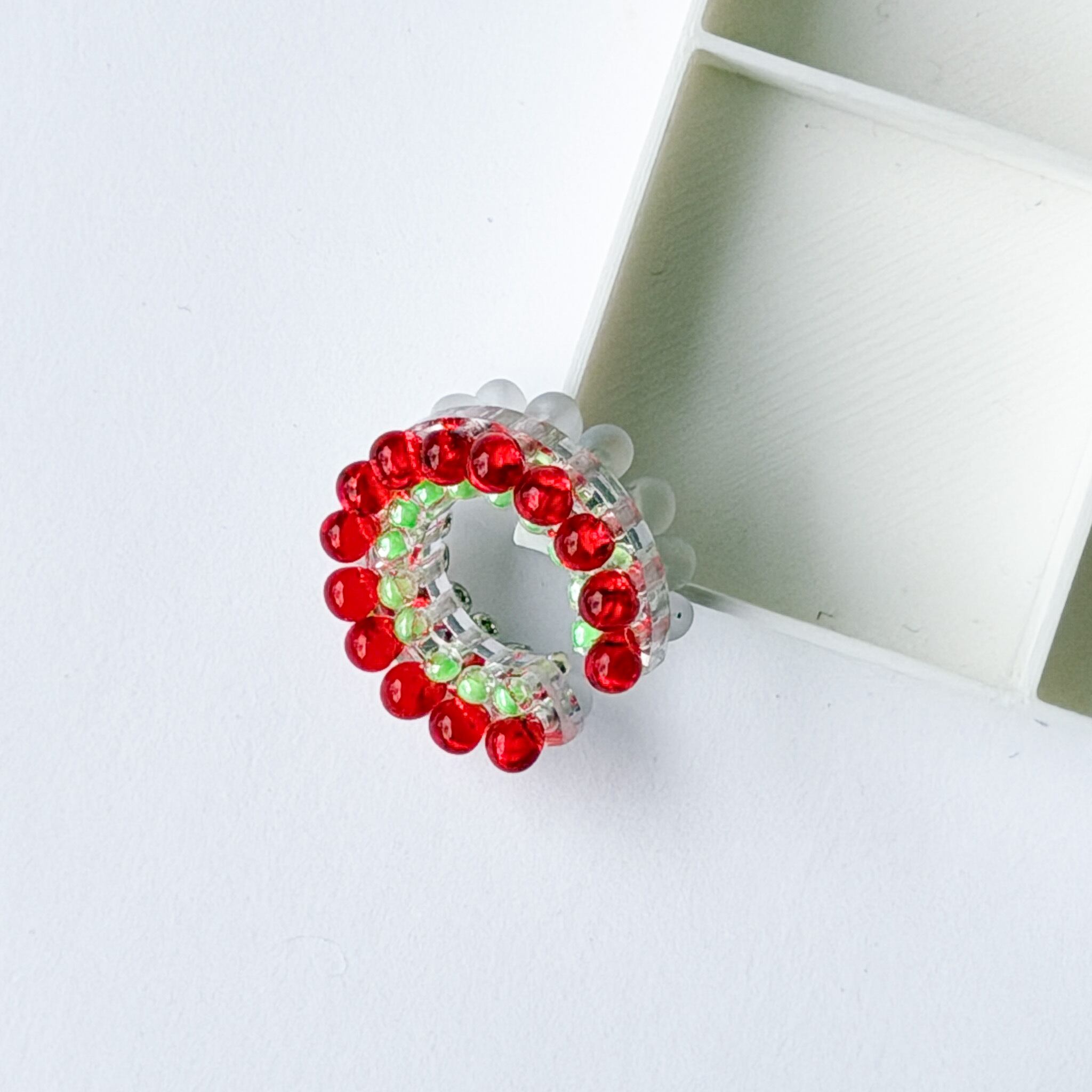 puzzle ring ear cuff 'bicolor' [13]