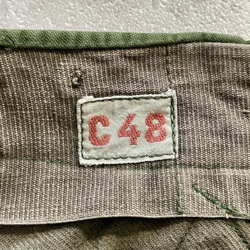 60-80s スウェーデン軍 実物 M-59 フィールドパンツ C48 w28 詳細写真3