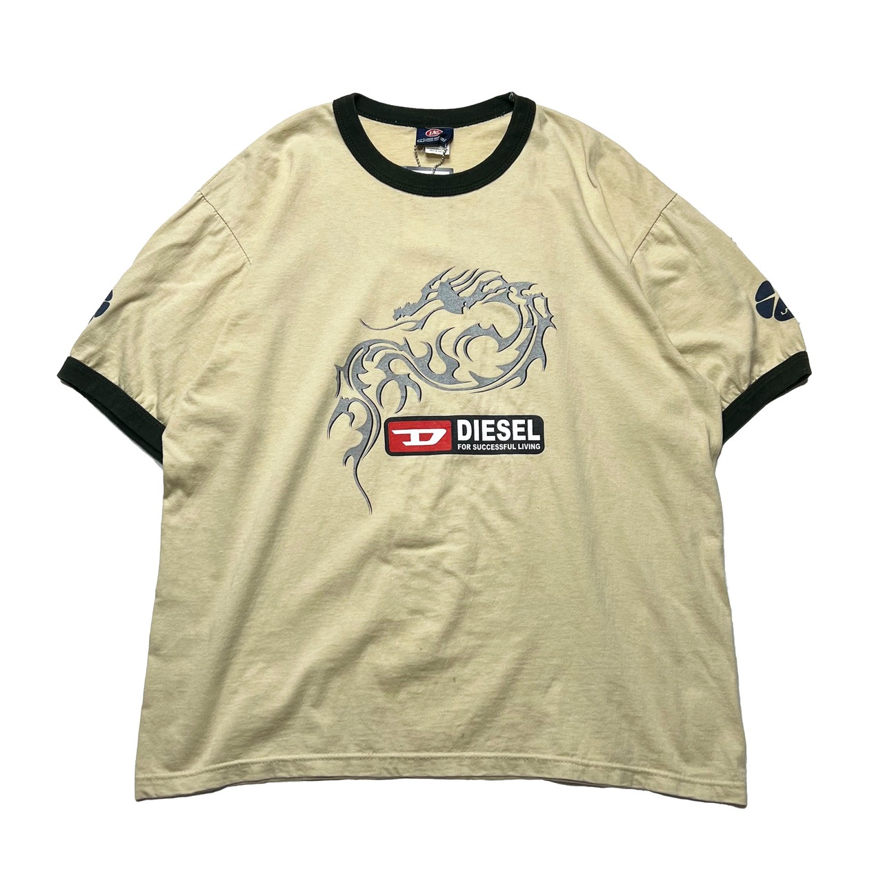 DIESEL ドラゴンデザイン リンガーTee