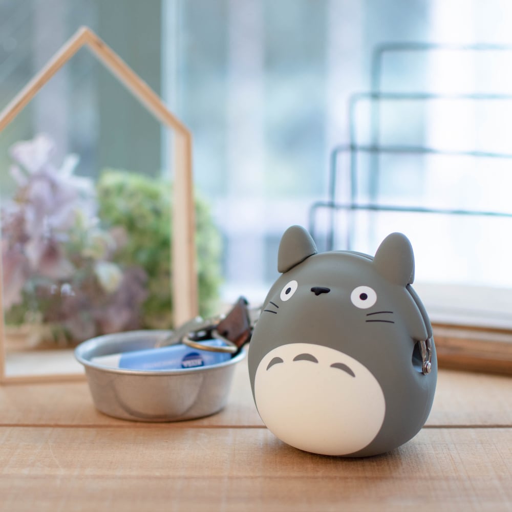 となりのトトロ シリコンがまぐち グレー（4919） | すすのこ商店