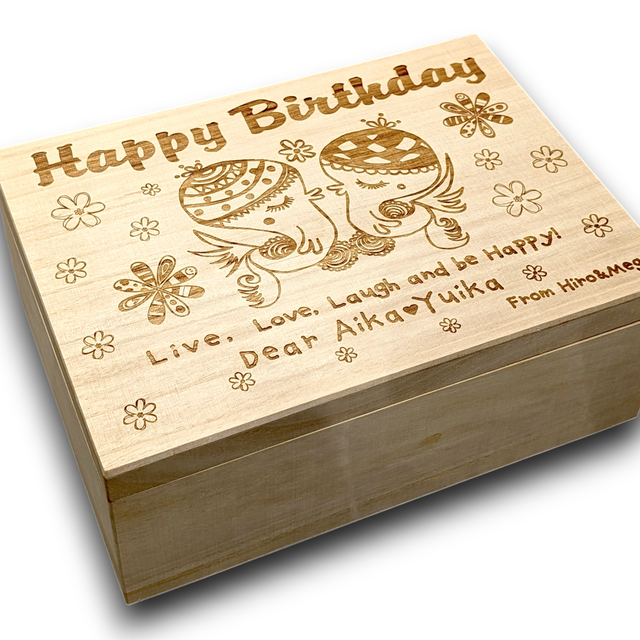 刻印できる木箱