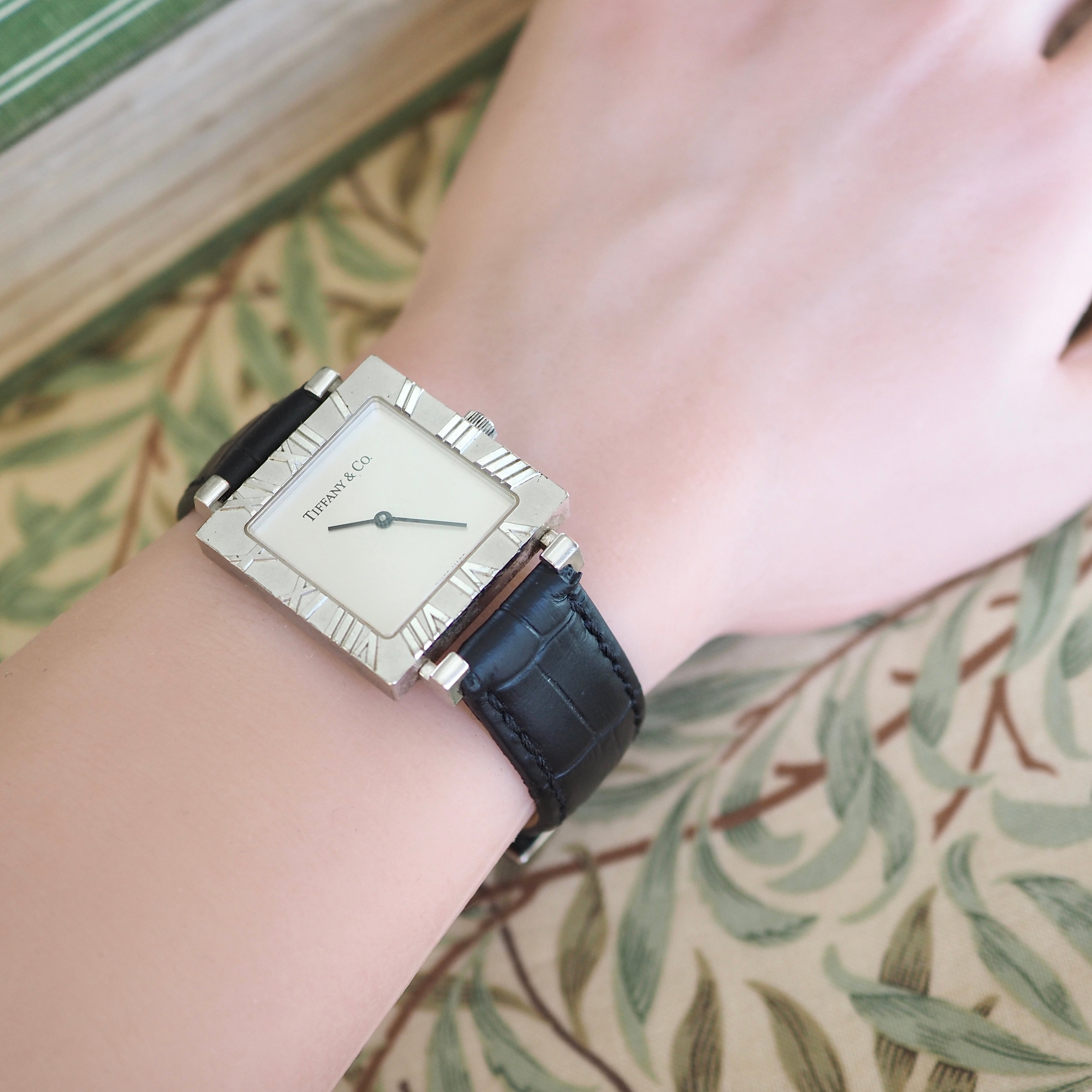 Tiffany&Co. ティファニー アトラススクエア 銀無垢 ユニセックス