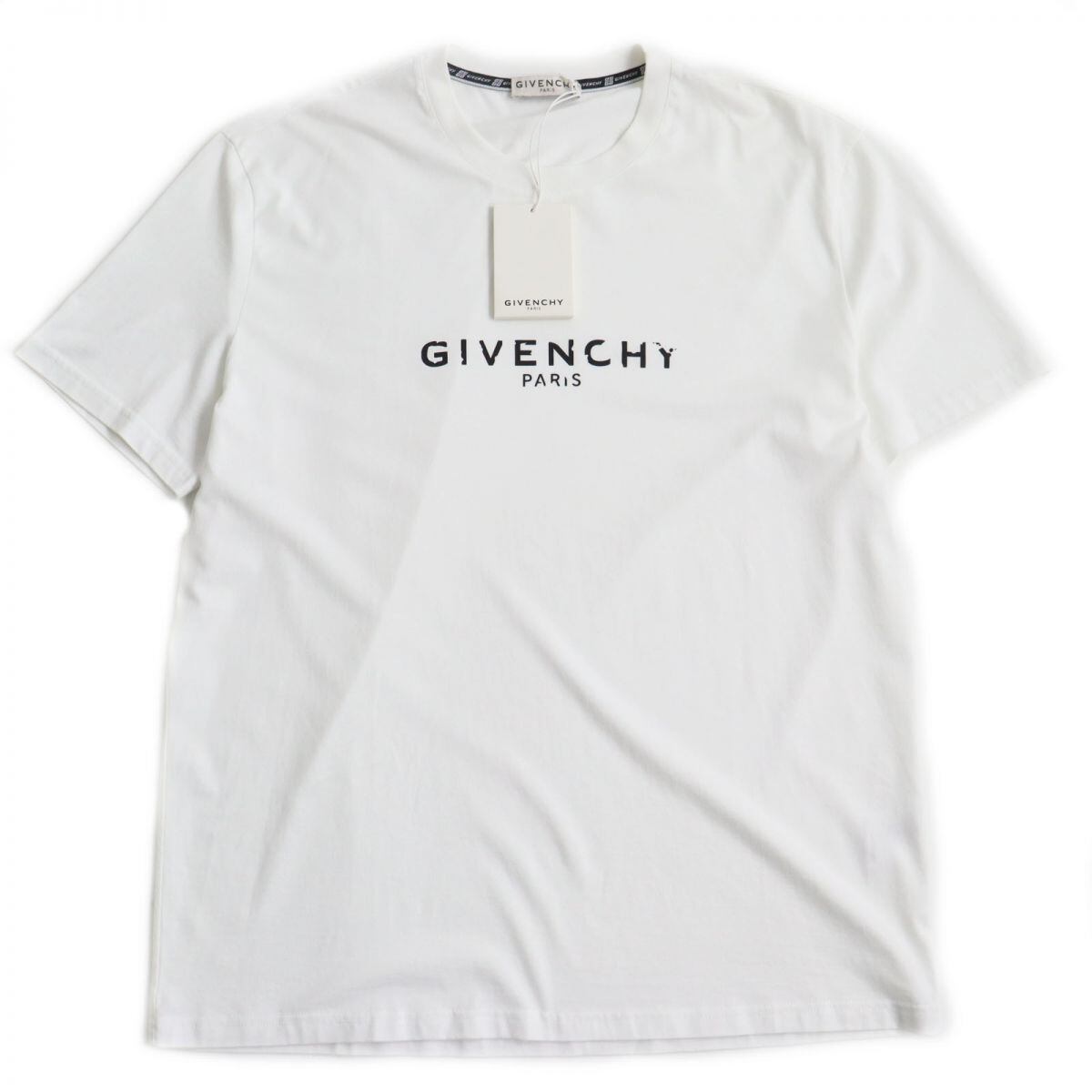 未使用品○GIVENCHY ジバンシィ BM70K93002 ロゴプリント クルー 未使用品○GIVENCHY ジバンシィ BM70K93002 ロゴプリント クルー