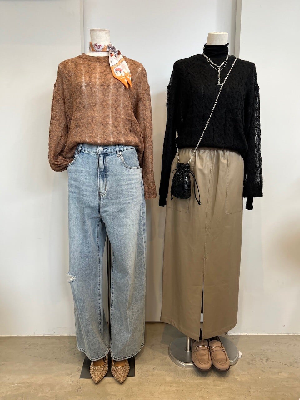 【SELECT】シアークルーネックプルオーバー 29-0427