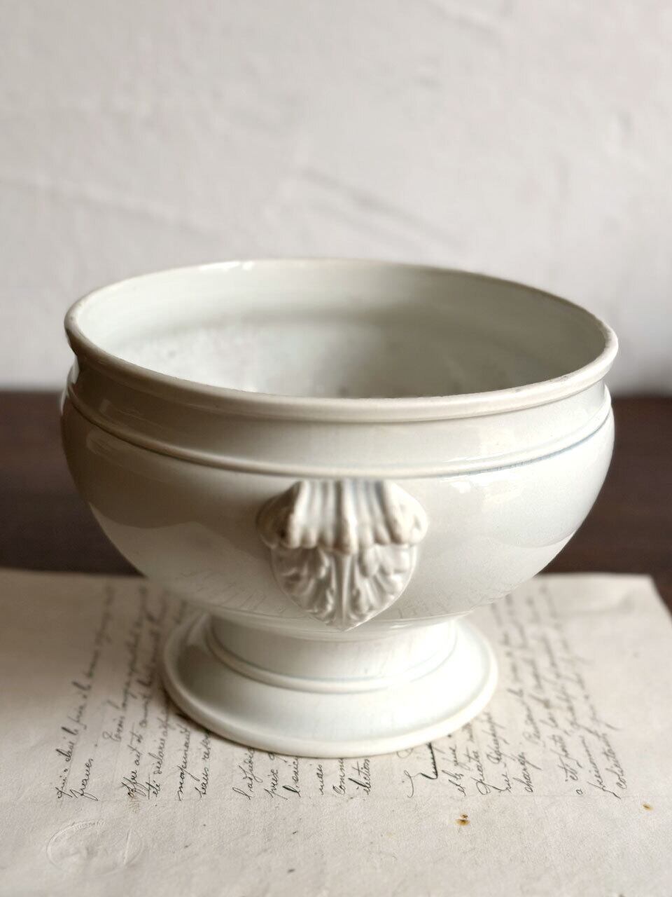 白色 スーピエール Creil et Montereau | Brocante de La Cocotte