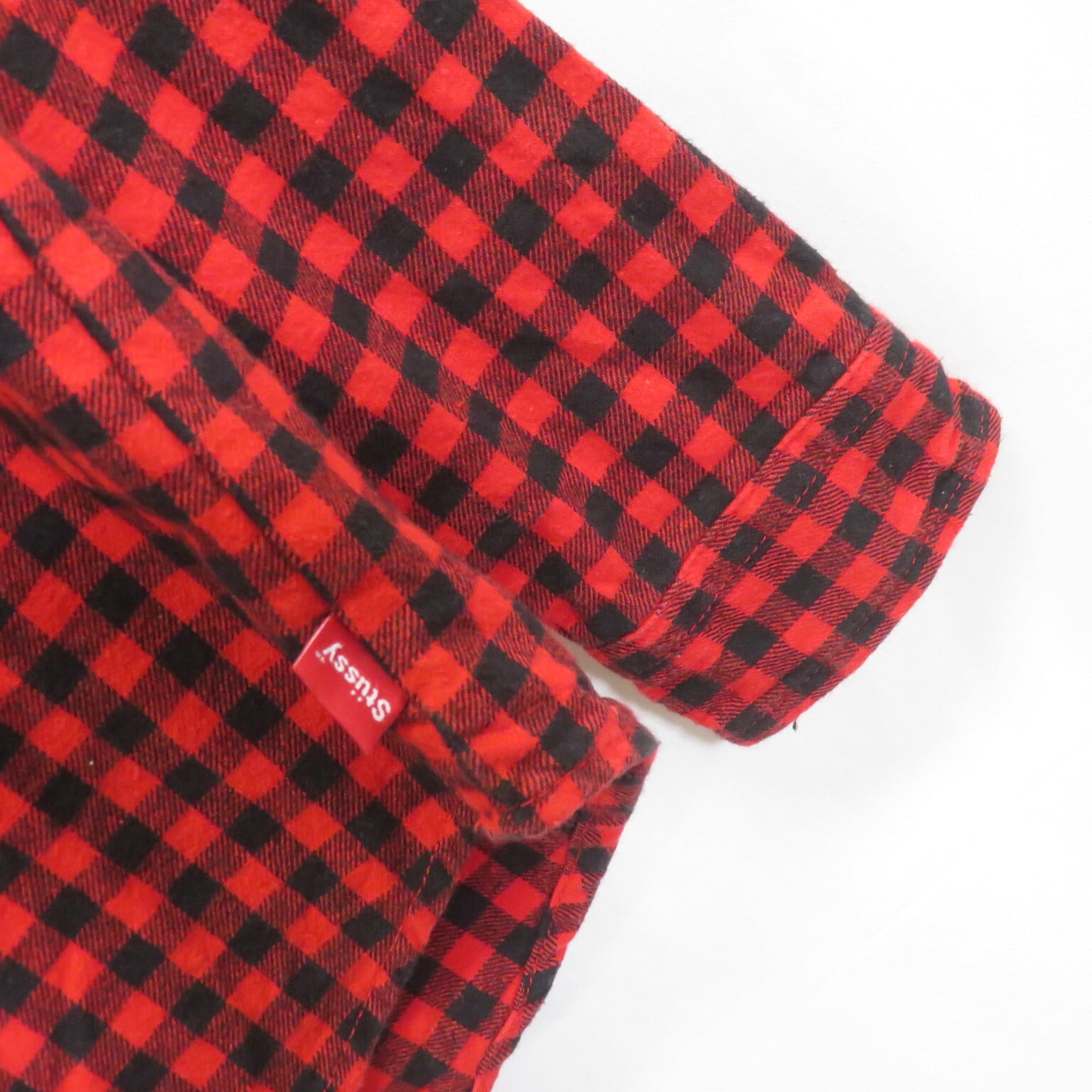 STUSSY ギンガムチェック ネルシャツ sizeS/ステューシー 0601 | USED