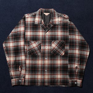 極美品 50s 60s USA製 Wool Vintage Shirt Woolmaster OUTERWEAR 長袖 ウール ヴィンテージシャツ