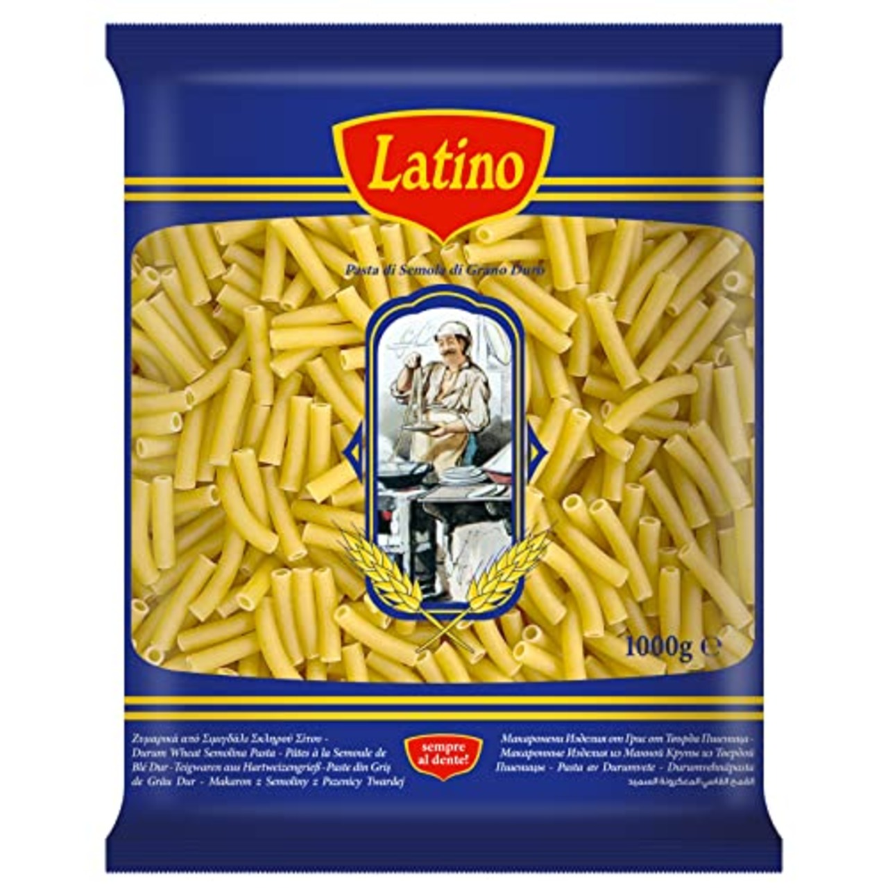 富永 Latino(ラティーノ) マカロニ ショートパスタ 1kg 大容量 業務用 [ パスタ デュラム小麦100% ギリシャ産 ]