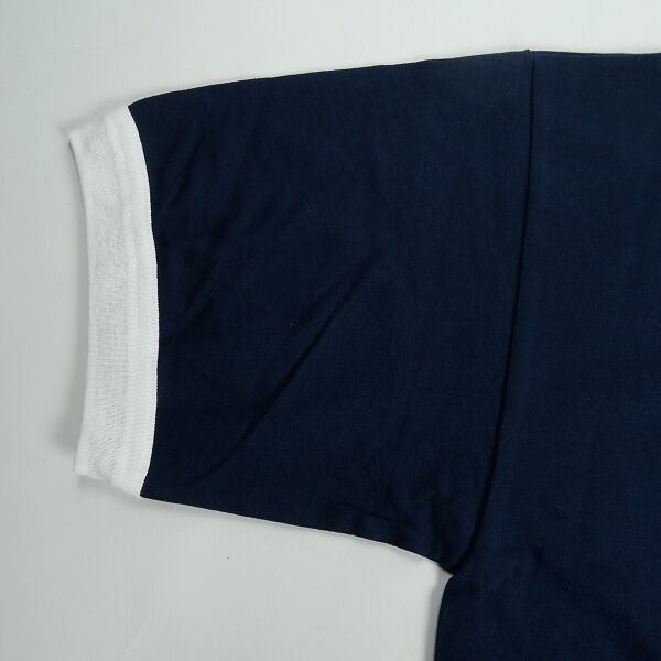 Size【L】 TENDERLOIN テンダーロイン TRIM TEE NAVY リンガーTシャツ