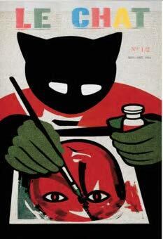 George Bayer "Le Chat homage to graphics" Original