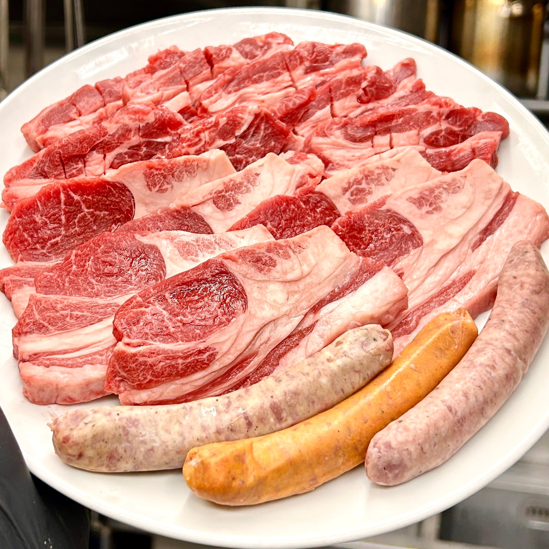 ひげのうし極上成吉思汗セット【マトン、たれ付き、400g】2〜3