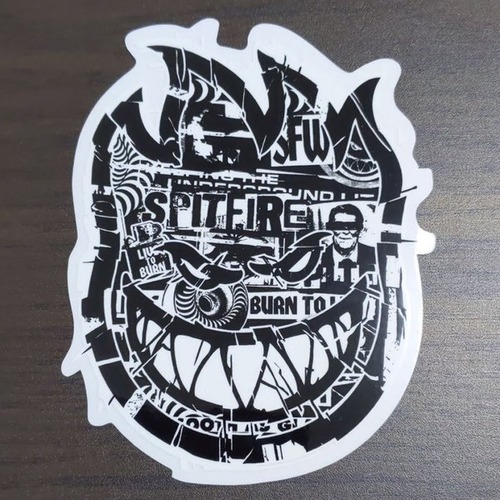 【ST-786】Spitfire Wheels Skateboard sticker スピットファイア スケートボード ステッカー Ransom Bighead