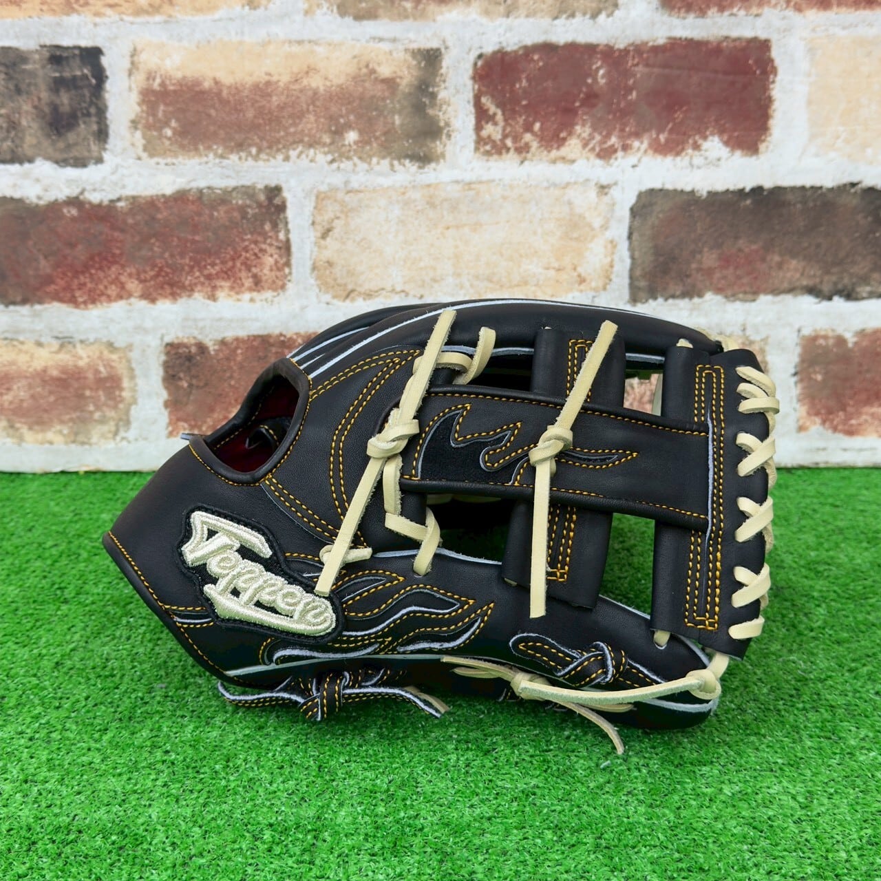 限定】TEPPEN(てっぺん) 硬式グローブ MIE-L ブラック 高校野球対応