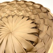 ババス椰子 籠 浅型 M