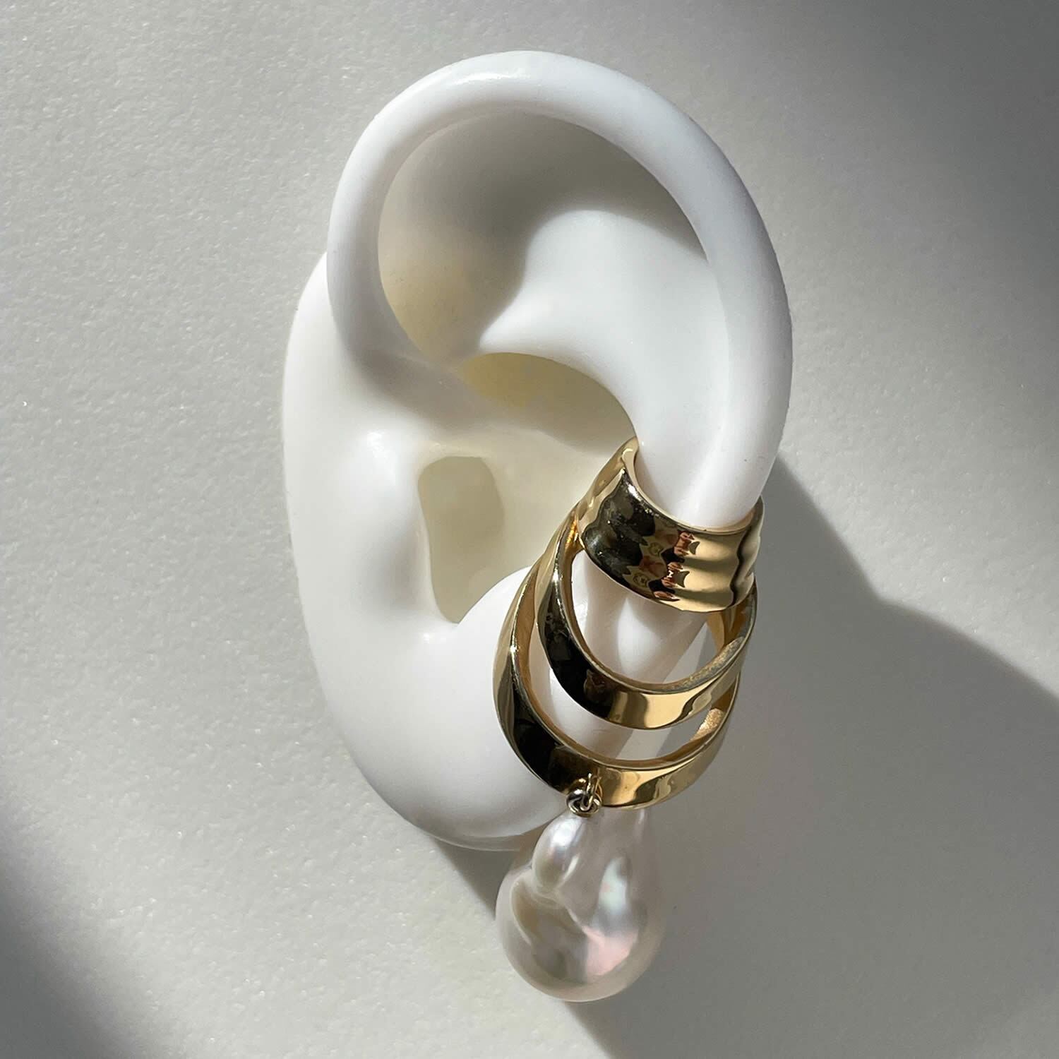 baroque pearl layered ear cuff【Sクラス】＜即納＞