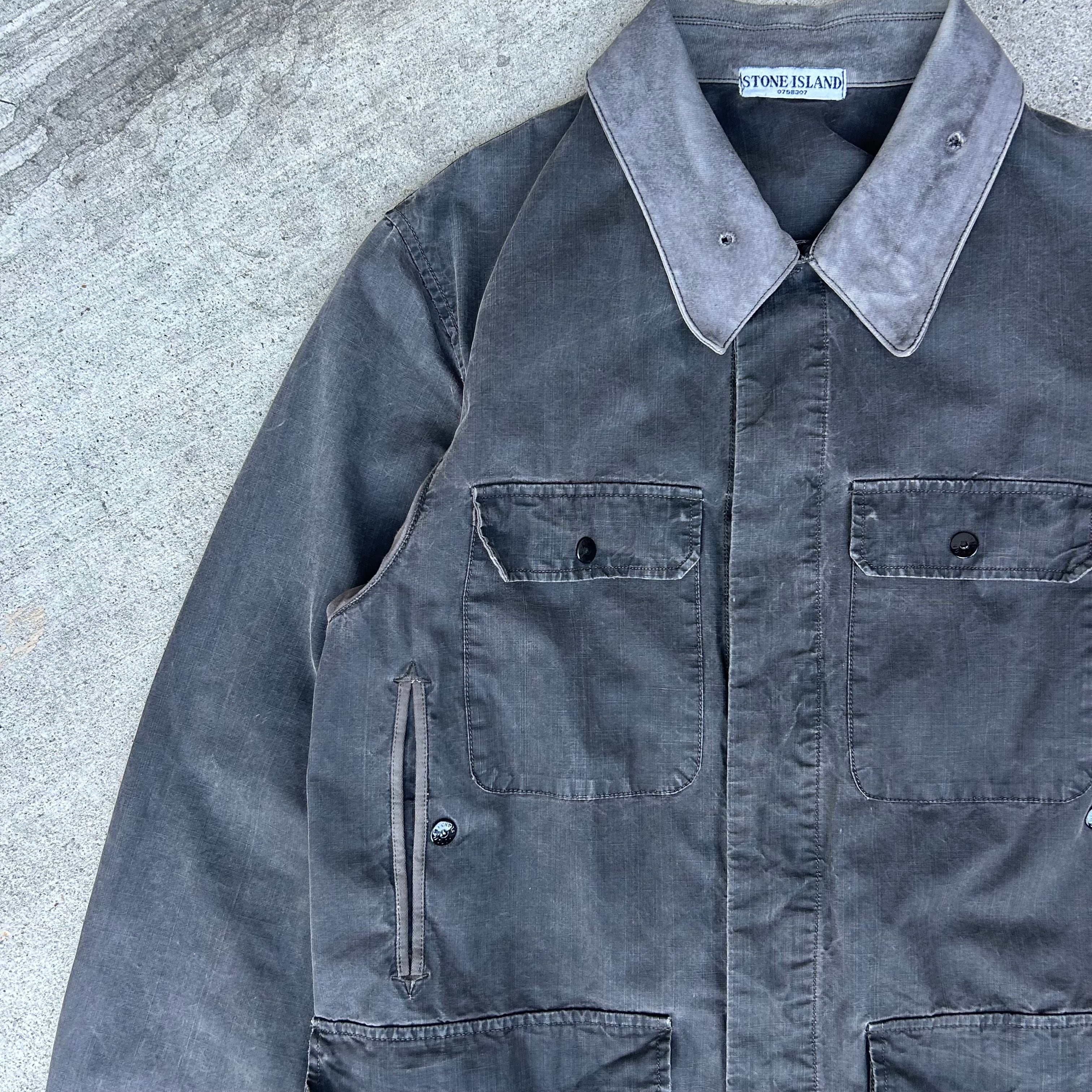 2006SS STONE ISLAND Cotton Garment Dye Hunting Jacket 2006SS STONE ISLAND Cotton Garment Dye Hunting Jacket