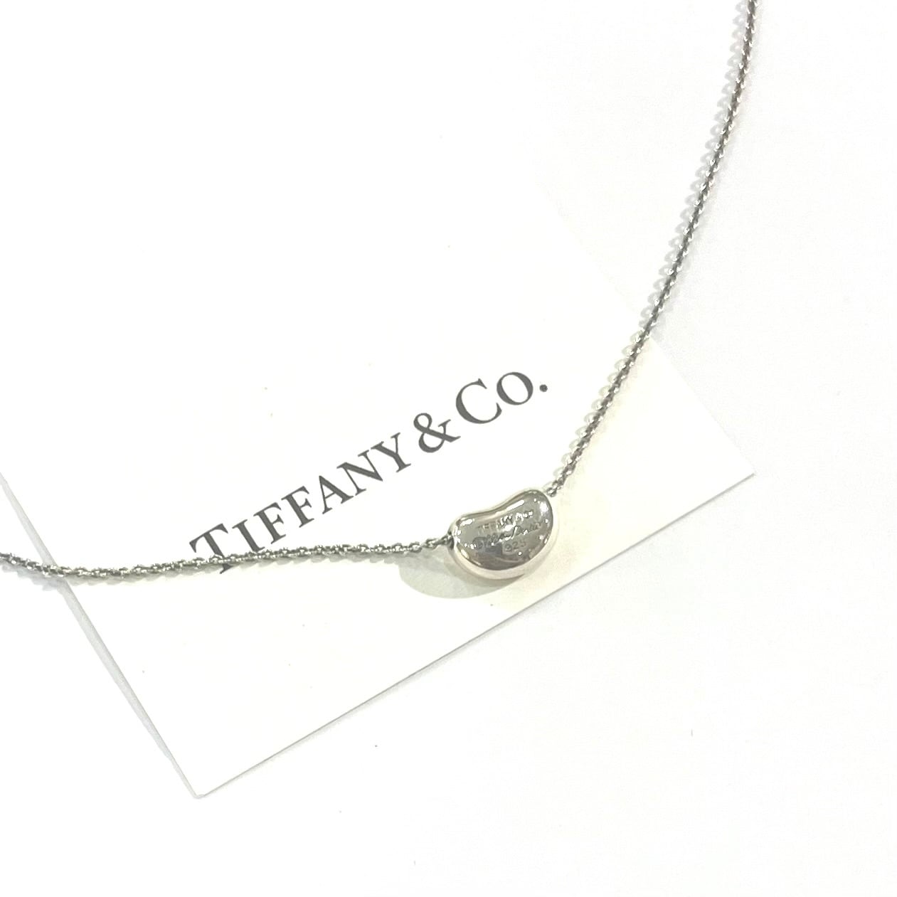 TIFFANY&CO.】2518 幸福ミニビーン ネックレス/Elsa Peretti/自然美 TIFFANY&CO.】2518 幸福ミニビーン ネックレス/Elsa Peretti/自然美
