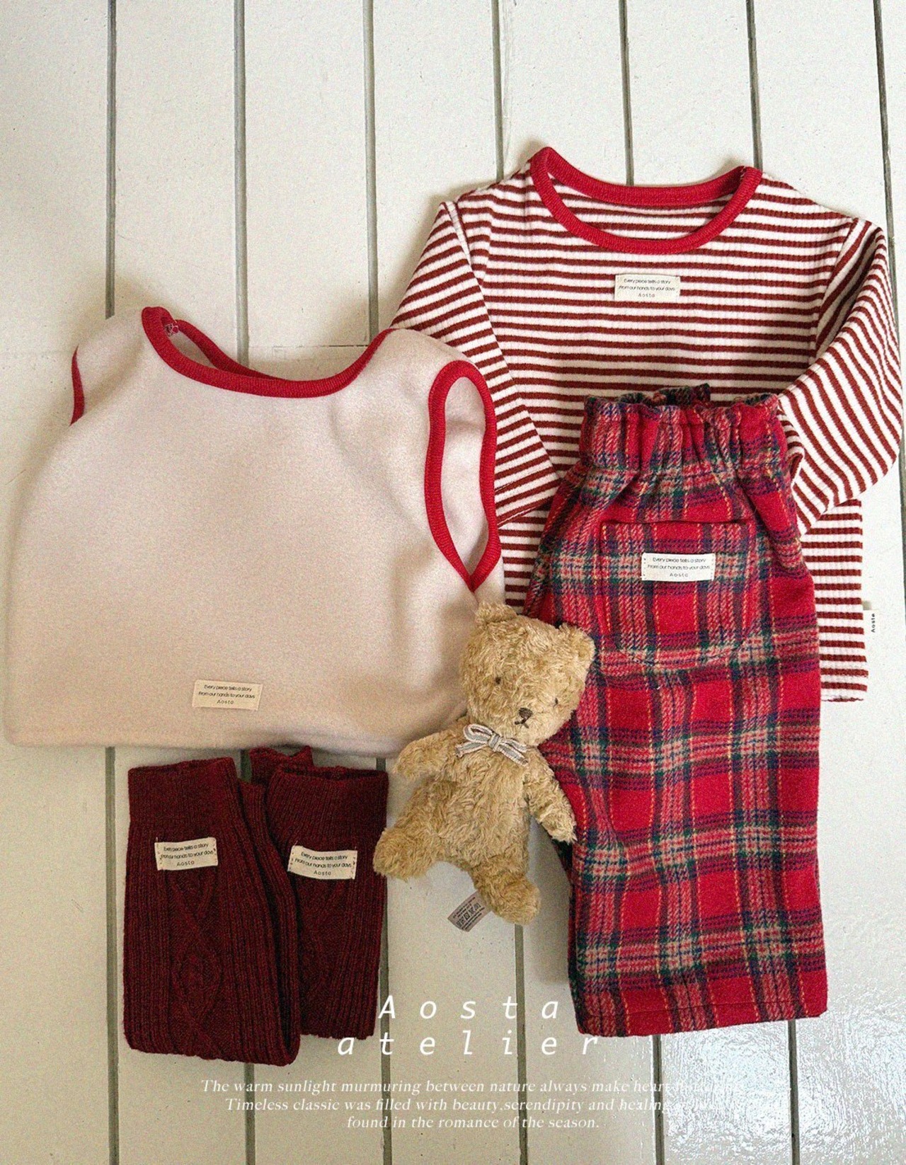 【Aosta】 モダンティ／レッド（70–110cm）2025冬 - 4