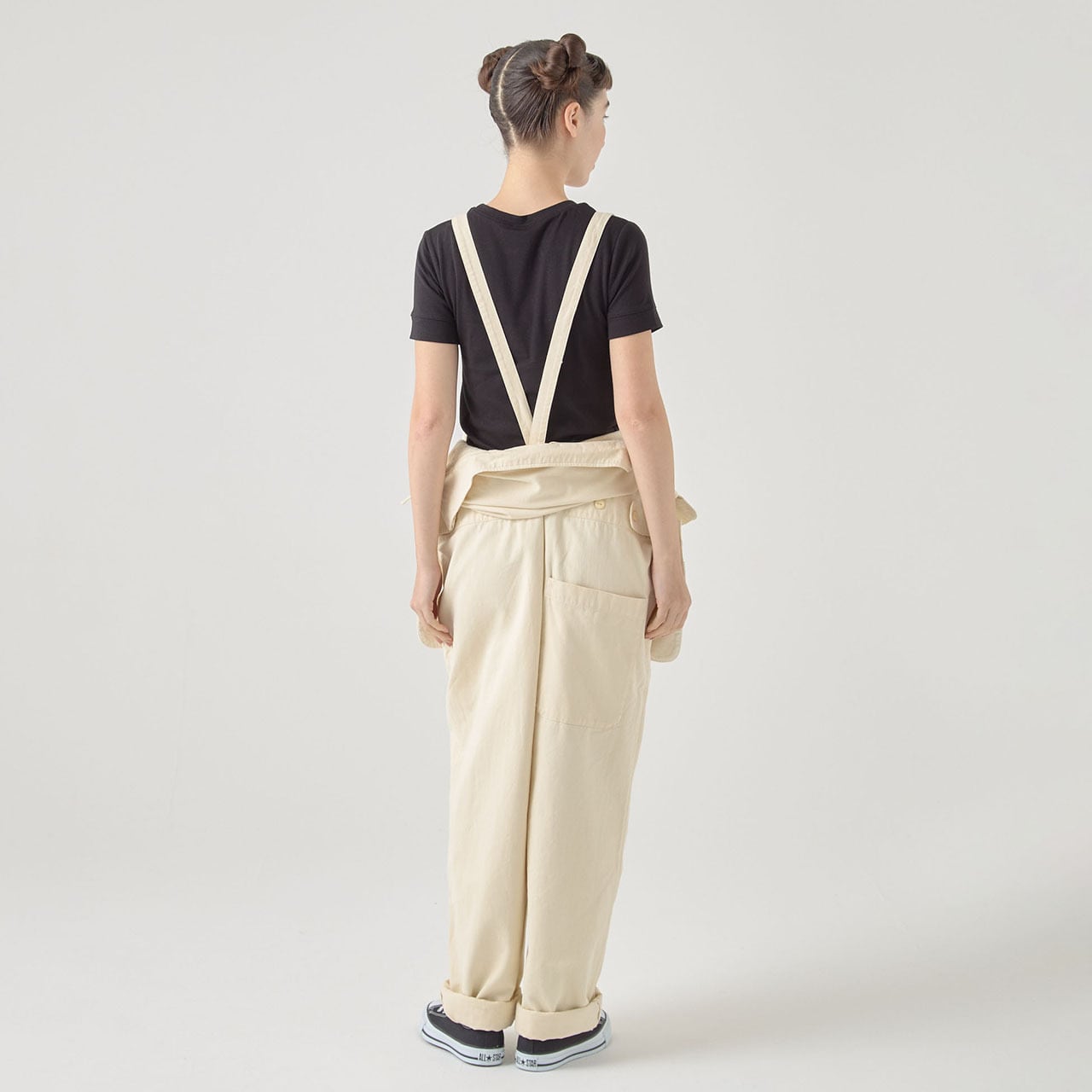 長袖ツナギ 無地/YJ-02 エプロン付き | setakara