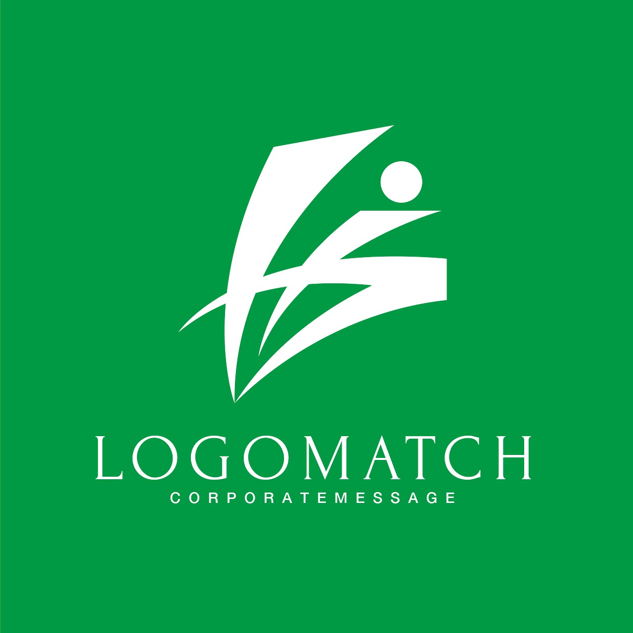 ダイナミックな成長のロゴ