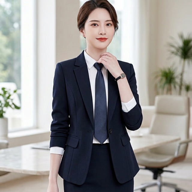 フォーマルスーツ ジャケットandスカートandパンツandシャツ4点セット（3color） A0861