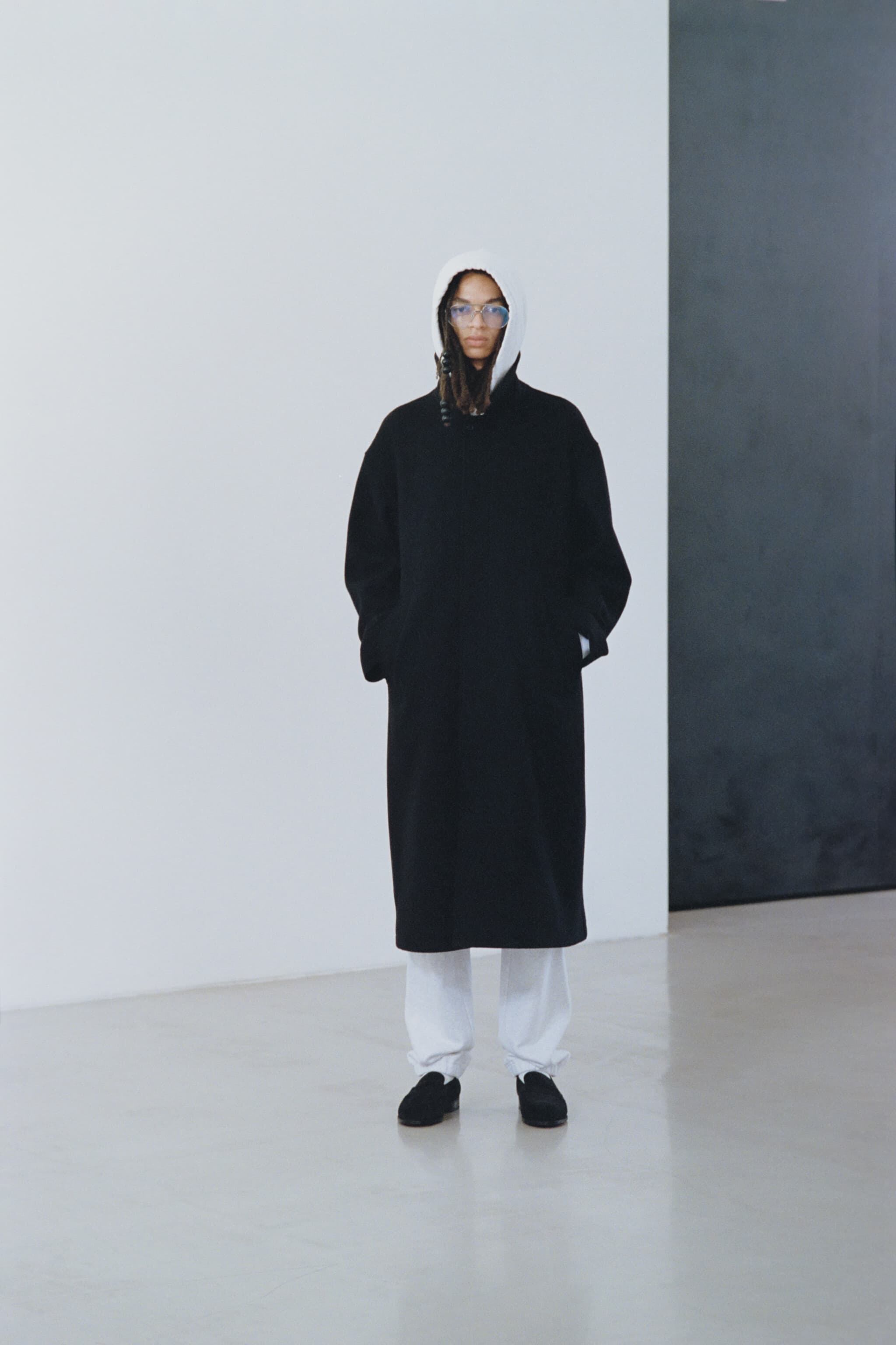 Wool over soutien collar coat (BLACK) | TTTMSW