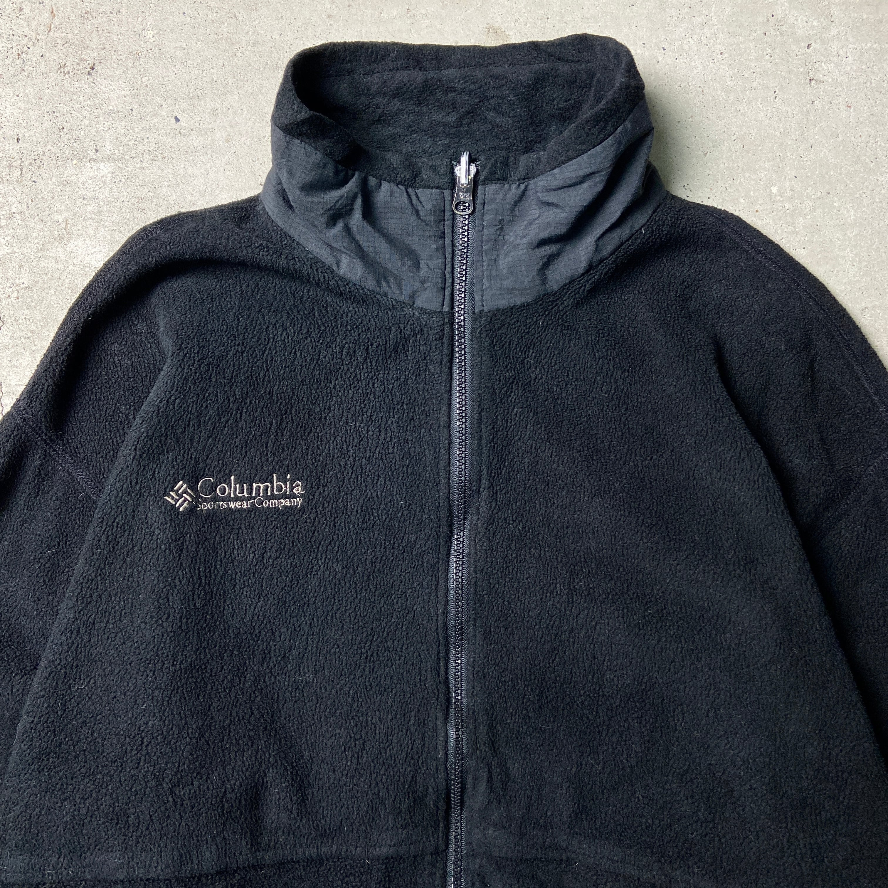 90年代 USA製 Columbia コロンビア フリースジャケット メンズL 古着