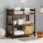 3段式収納ラック【3段長さ35cm】飾り棚 オープンラック 家庭用オフィスデスクの装飾と整理整頓に