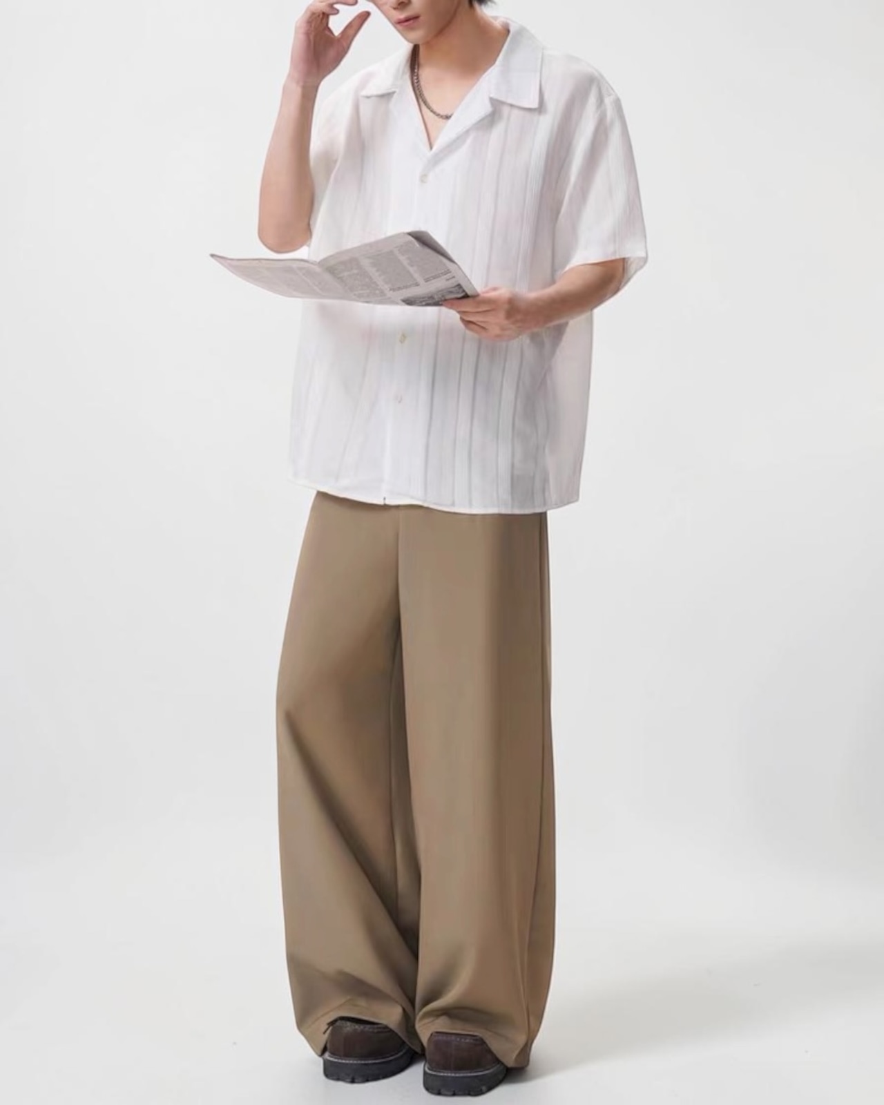Veil Stripe Shirt（100％/0％）