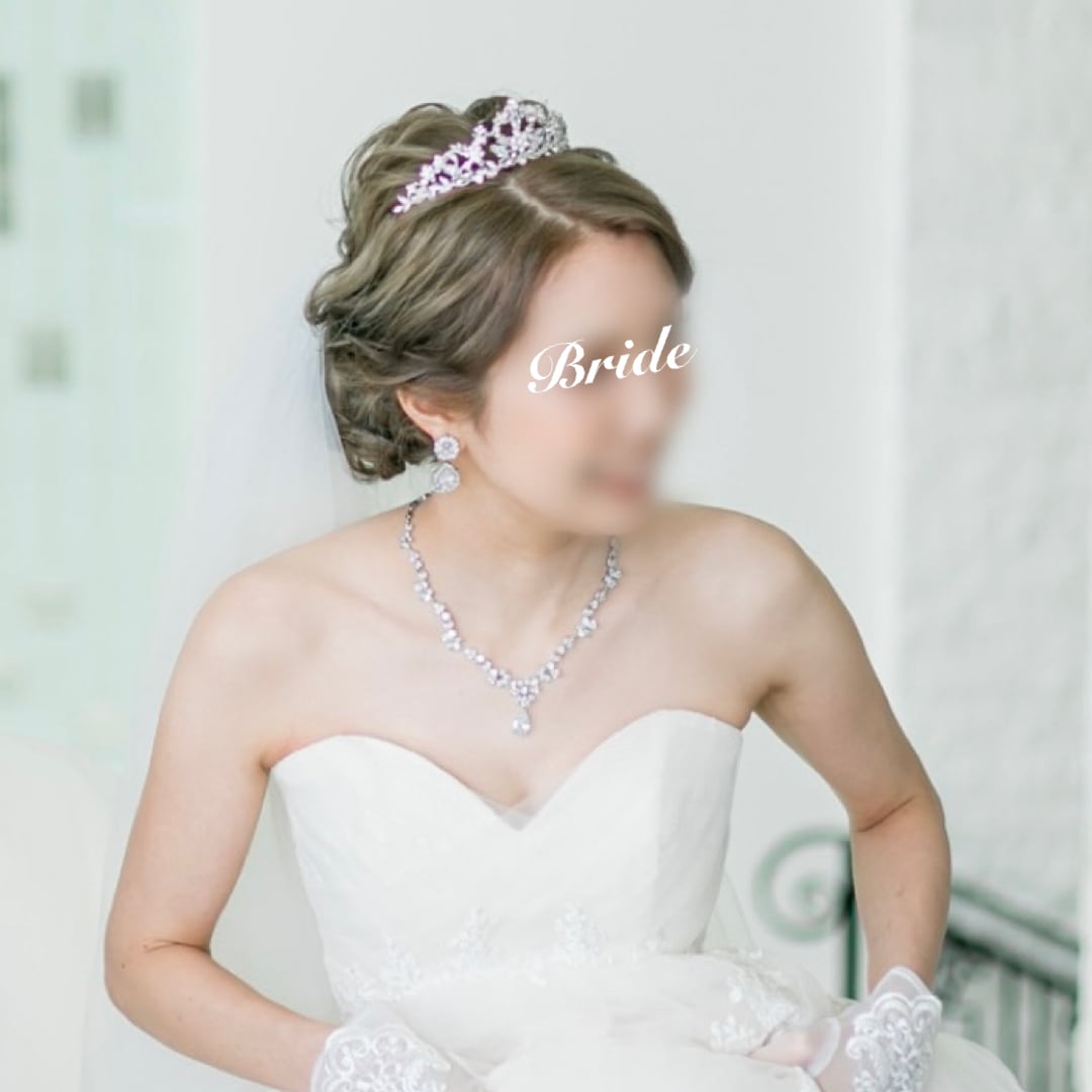 ZN-02】ネックレス ピアス（レンタル） | BRIDE ME