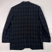 70s VAN JAC ヴァンヂャケット チェック 背抜き シェルボタン 3B テーラードジャケット M/メンズ ビンテージ
