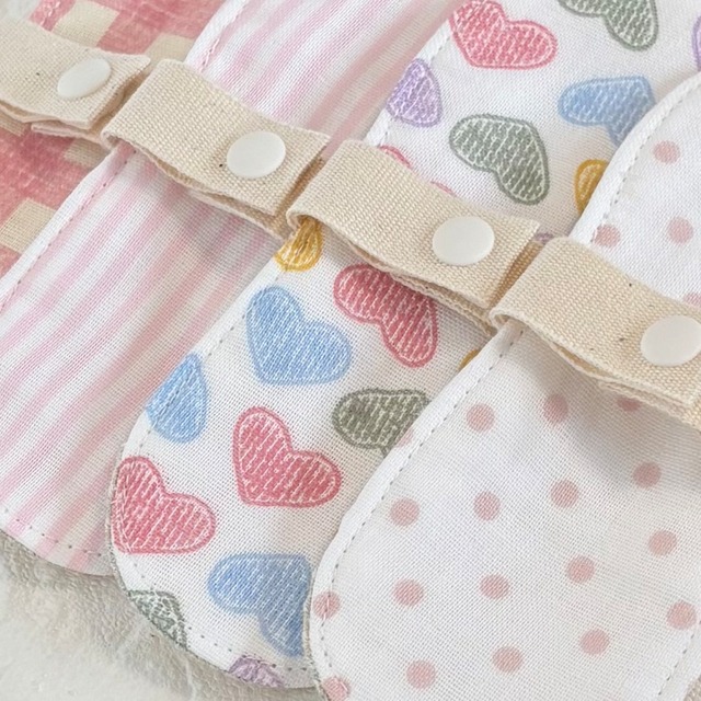 布ライナー ワッフル生地 オーガニック 4枚セット 364