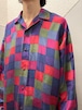 90's naf naf シルクシャツ