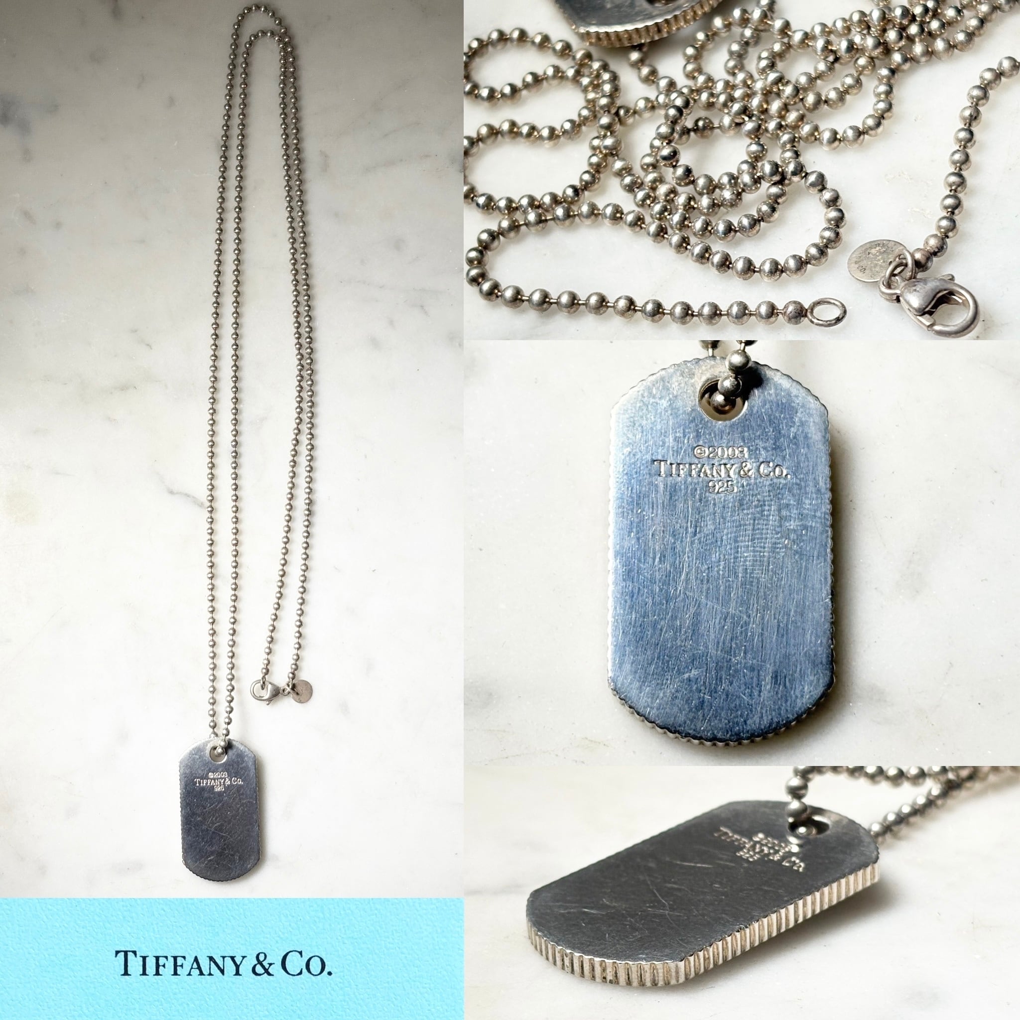 Tiffany & Co. 925 ドッグタグ 2003 Tiffany & Co. 925 ドッグタグ 2003