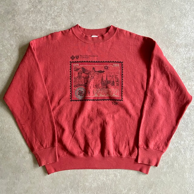 1990s  FRUIT OF THE LOOM  Red Sweat  L  Made in USA