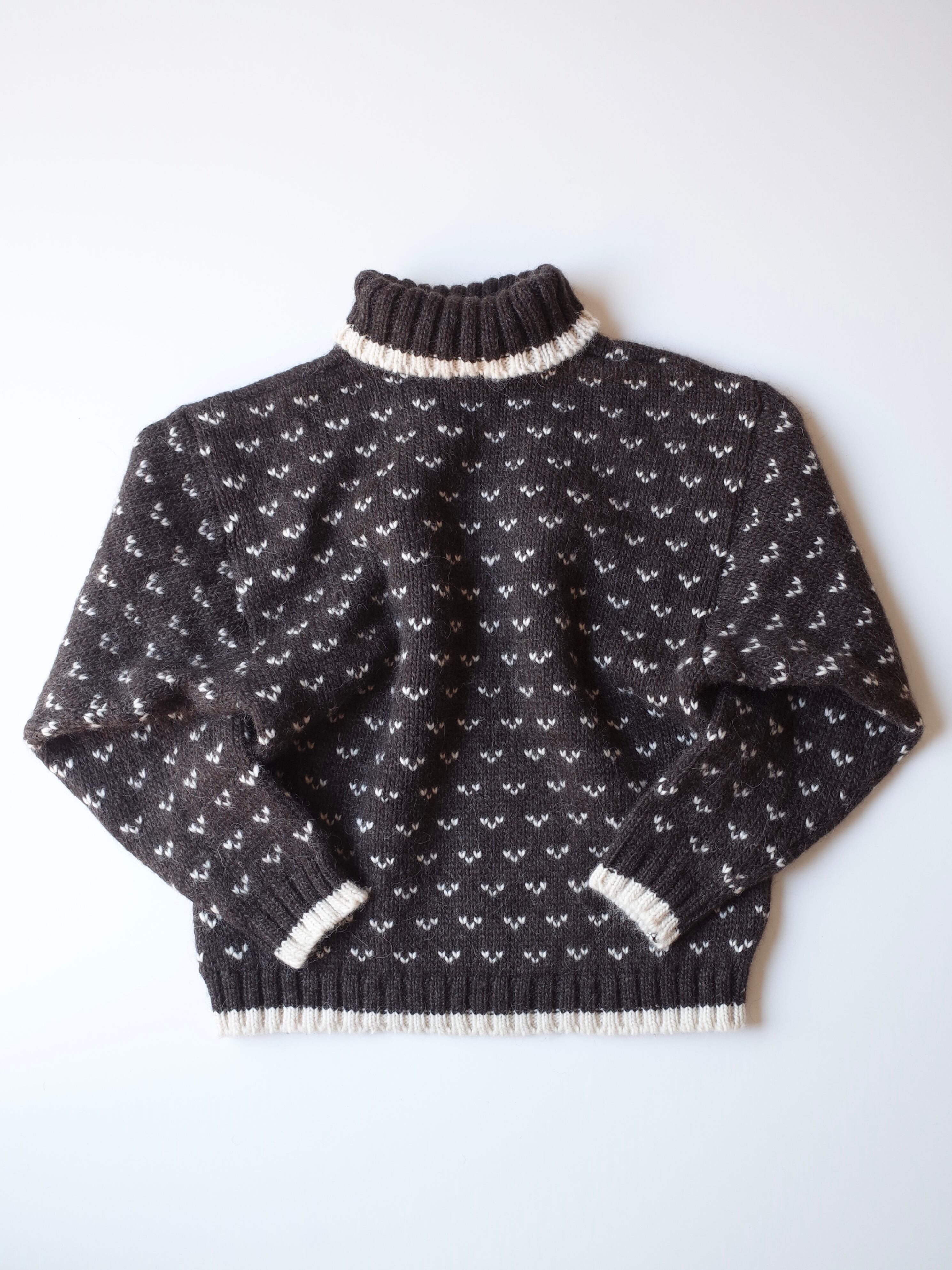 Iceland turtleneck knit sweater