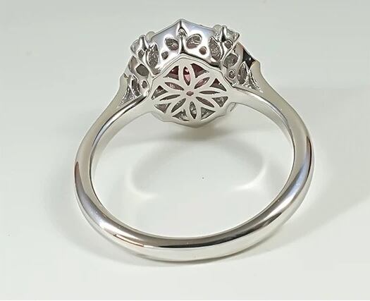 ローズ パープルピンク 高炭素ダイヤモンド ピンク キラキラ