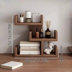 本棚 木製 デスク収納 木製 小物収納 書類収納 幅40cm ディスプレイラック 収納棚 ヴィンテージ 北欧